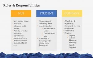 シンガポール国立大学のインターンシッププログラム
