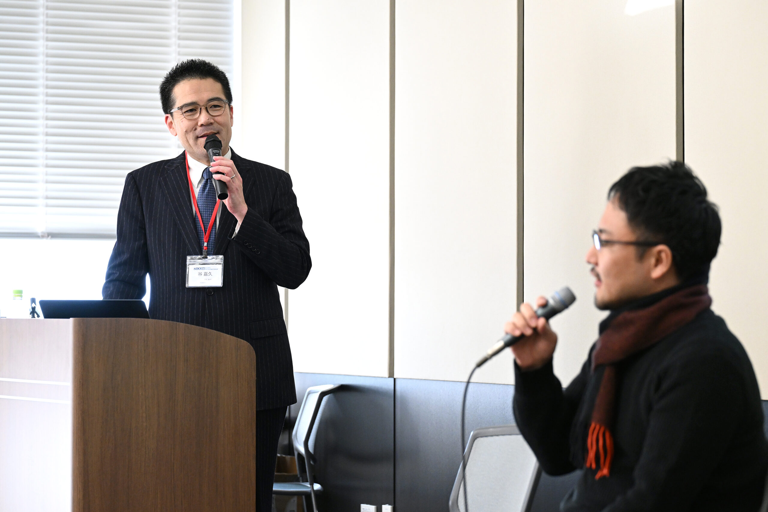 参加企業の話が”聞ける”